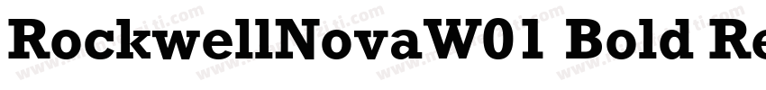 RockwellNovaW01 Bold Regular字体转换